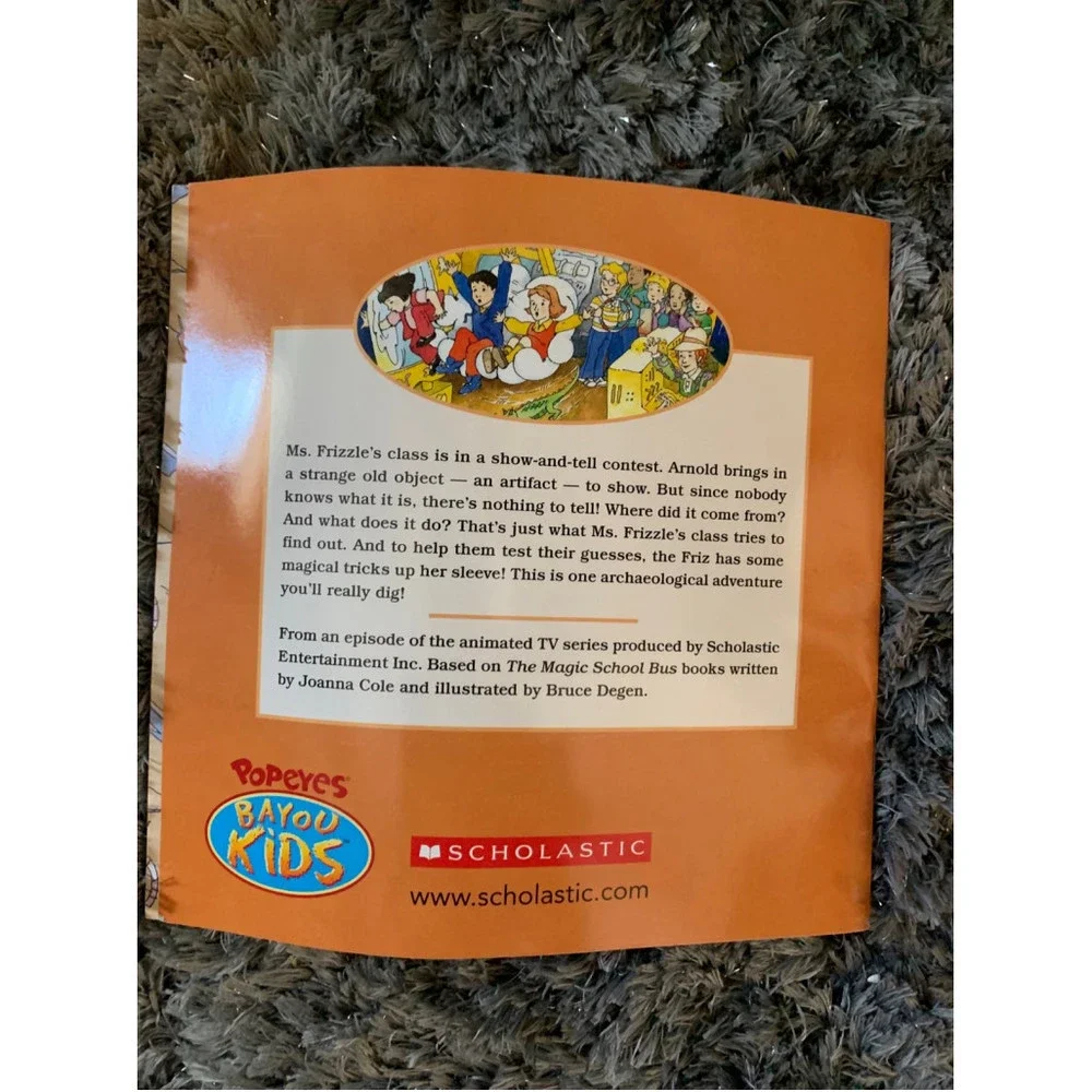 1997 The Magic School Bus Shows and Tells Picture Book Vintage school education